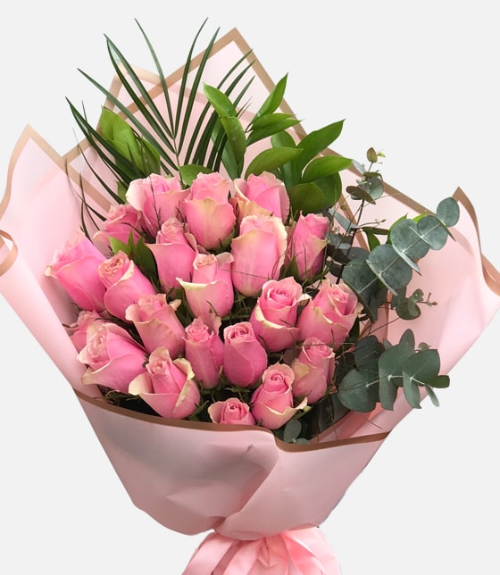 21 Pink Roses