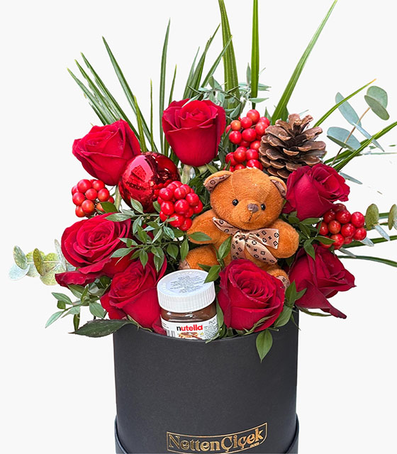 Kutuda Tatlı Yeni Yıl Çiçeği