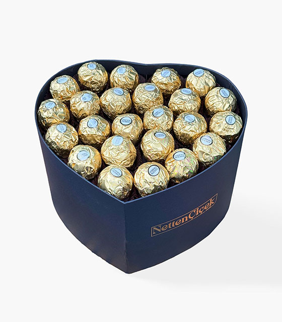 Kalp Kutuda Ferrero Rocher Çikolata